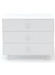 Merlin 3 Drawer Dresser White